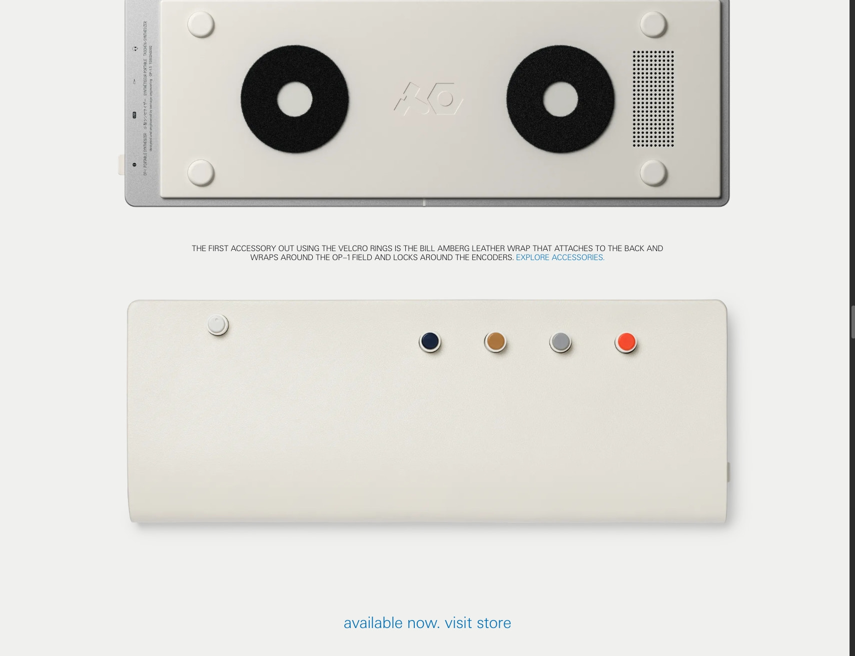 OP–1 - teenage engineering captured website design