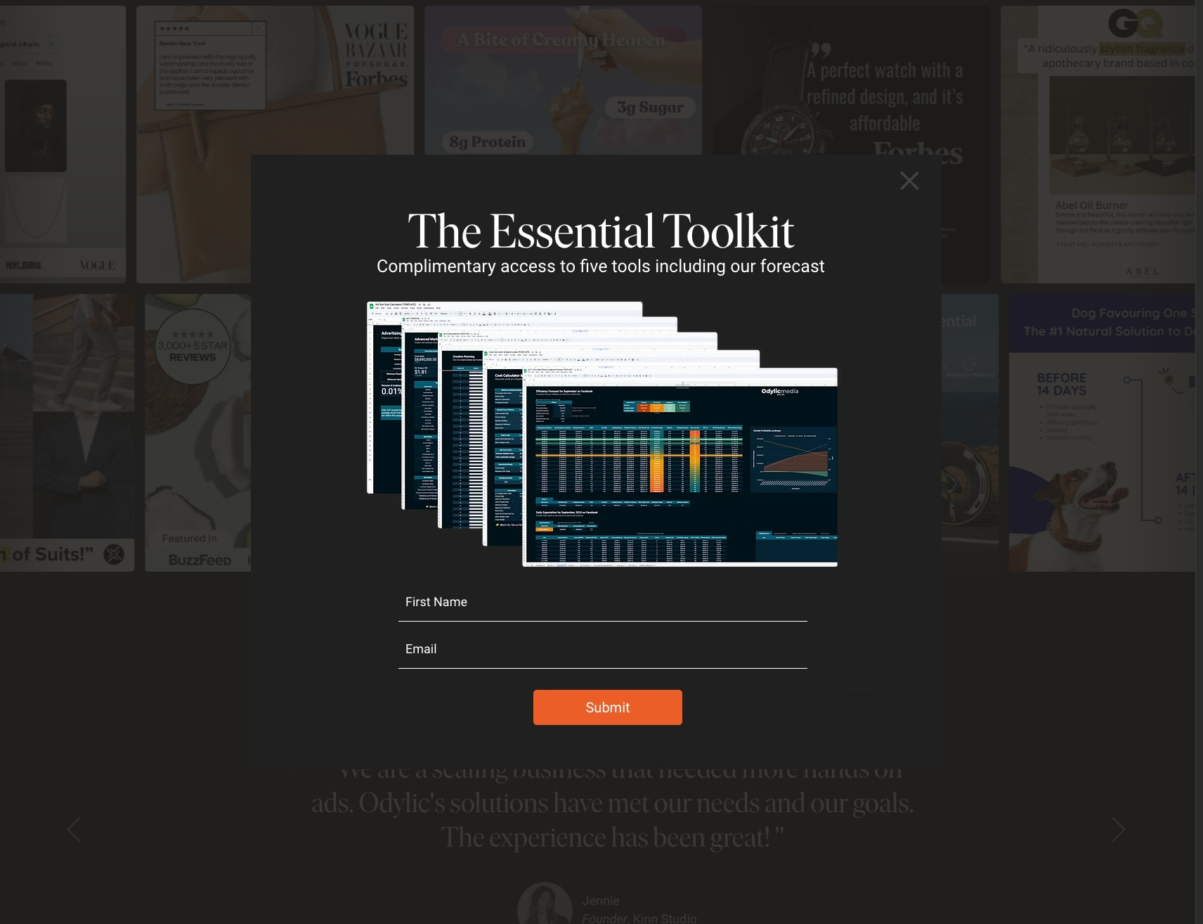 Growth Partner for Premium & Luxury D2C Brands captured website design