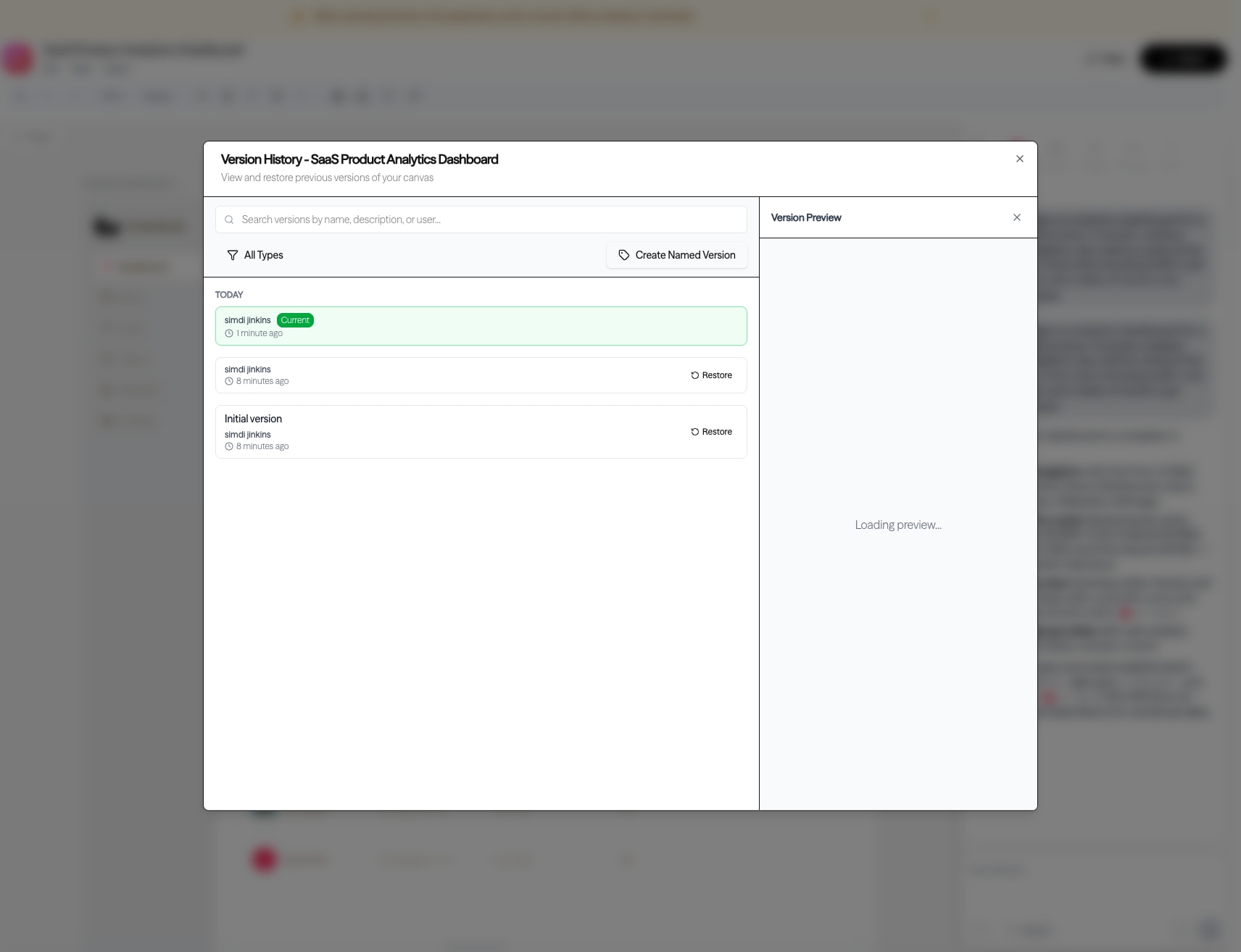 SaaS Product Analytics Dashboard - Moda captured website design