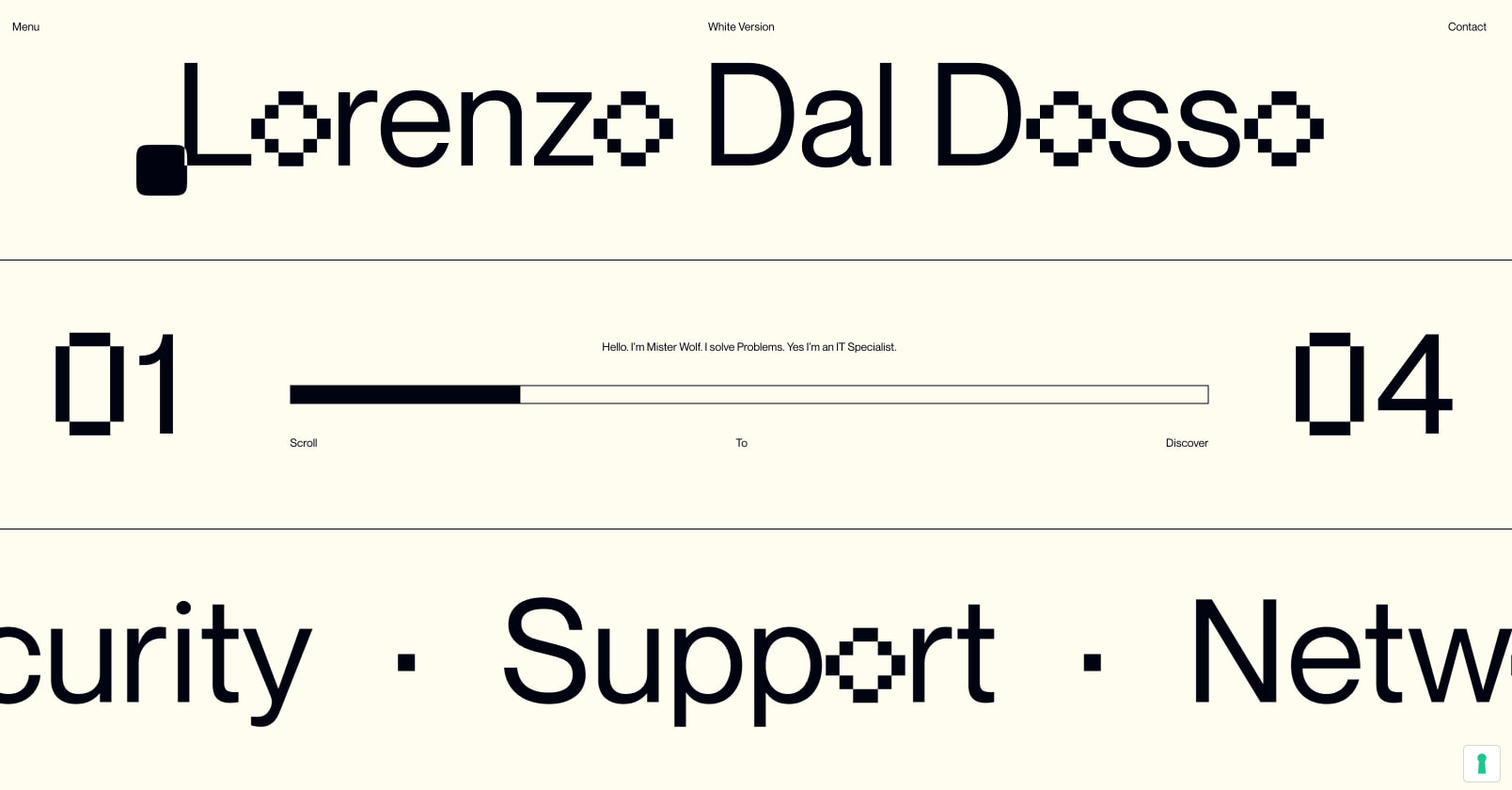 Lorenzo Dal Dosso — IT Specialist captured website design