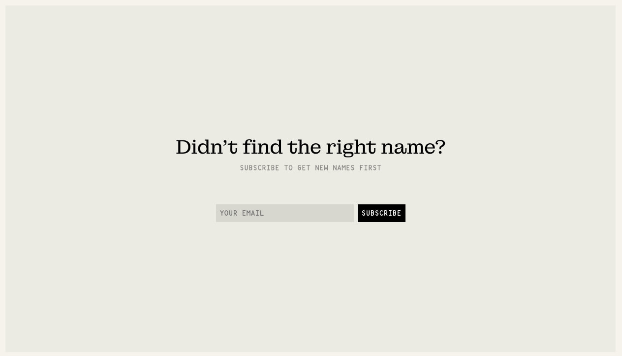 of.domains captured website design