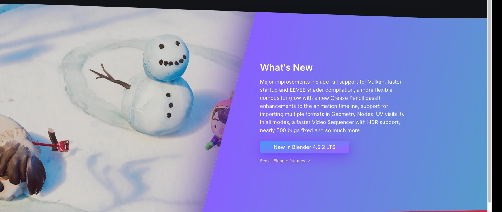 Download — Blender captured website design