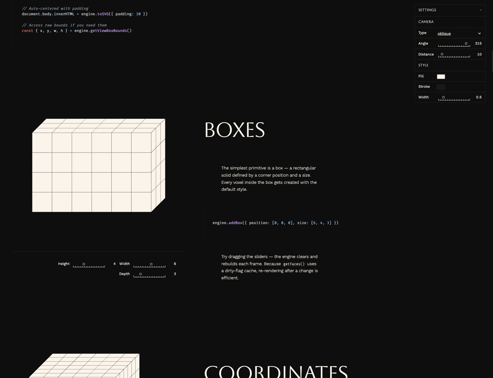 heerich.js — Interactive Guide captured website design