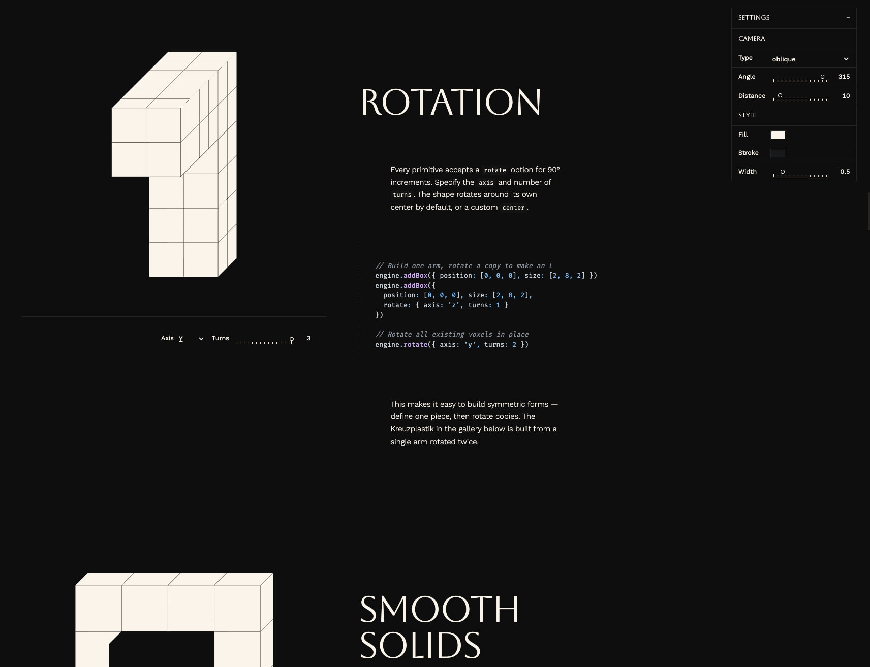 heerich.js — Interactive Guide captured website design