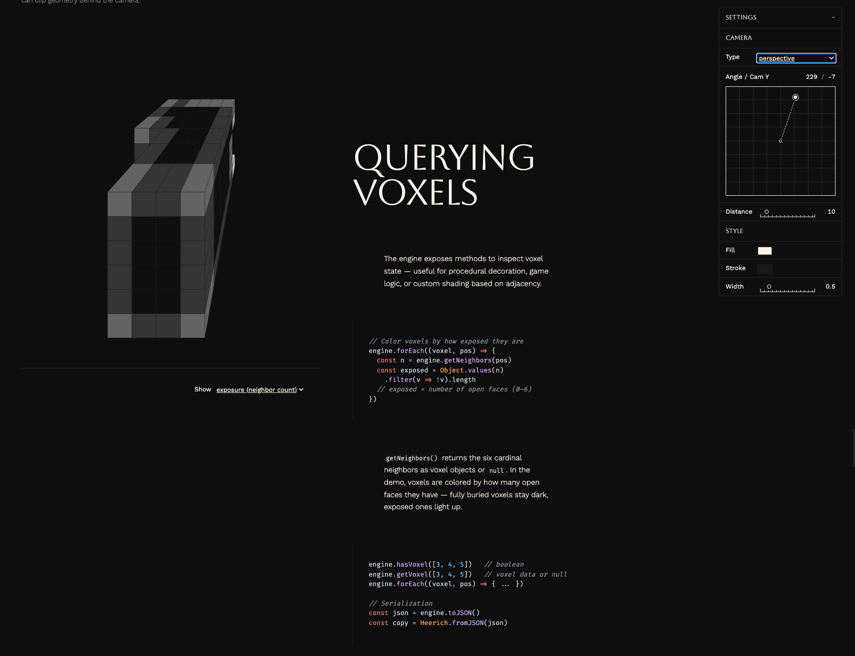 heerich.js — Interactive Guide captured website design