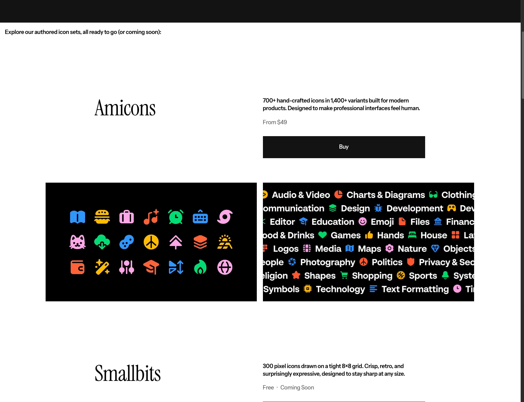 Minor Adventures – Icon Foundry captured website design