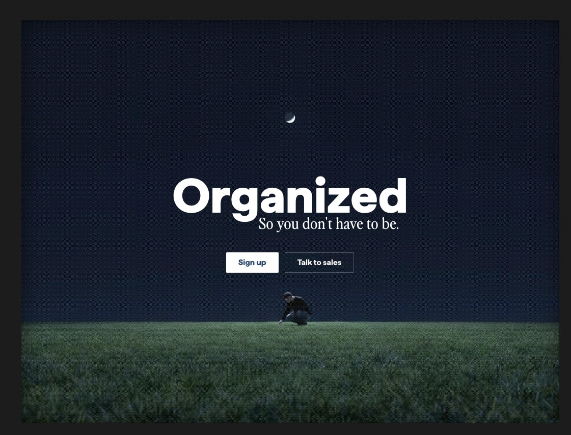 Micro captured website design