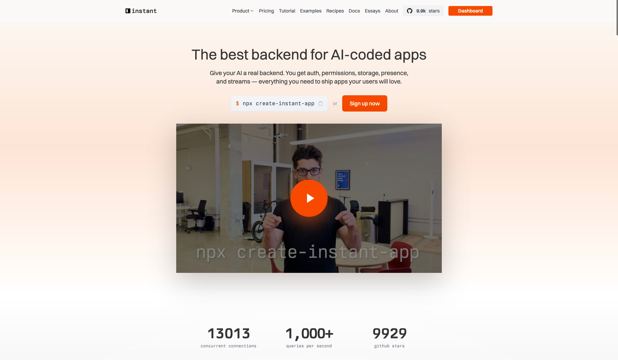 Instant captured website design