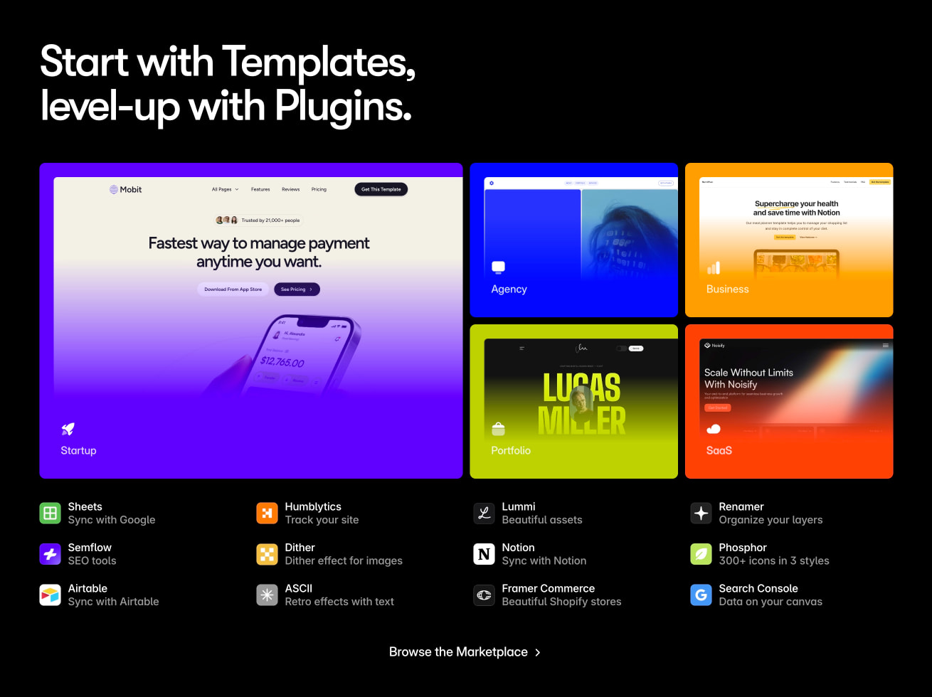 Framer reference