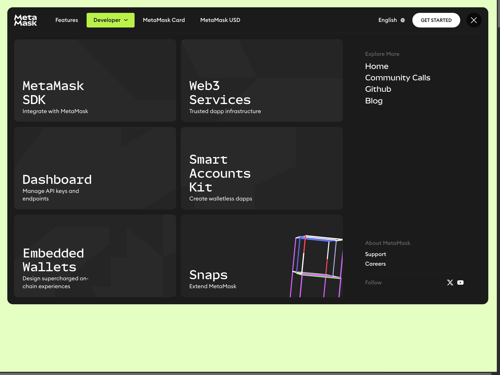 MetaMask Crypto Wallet. Buy and Sell Bitcoin, Ethereum, Solana captured website design