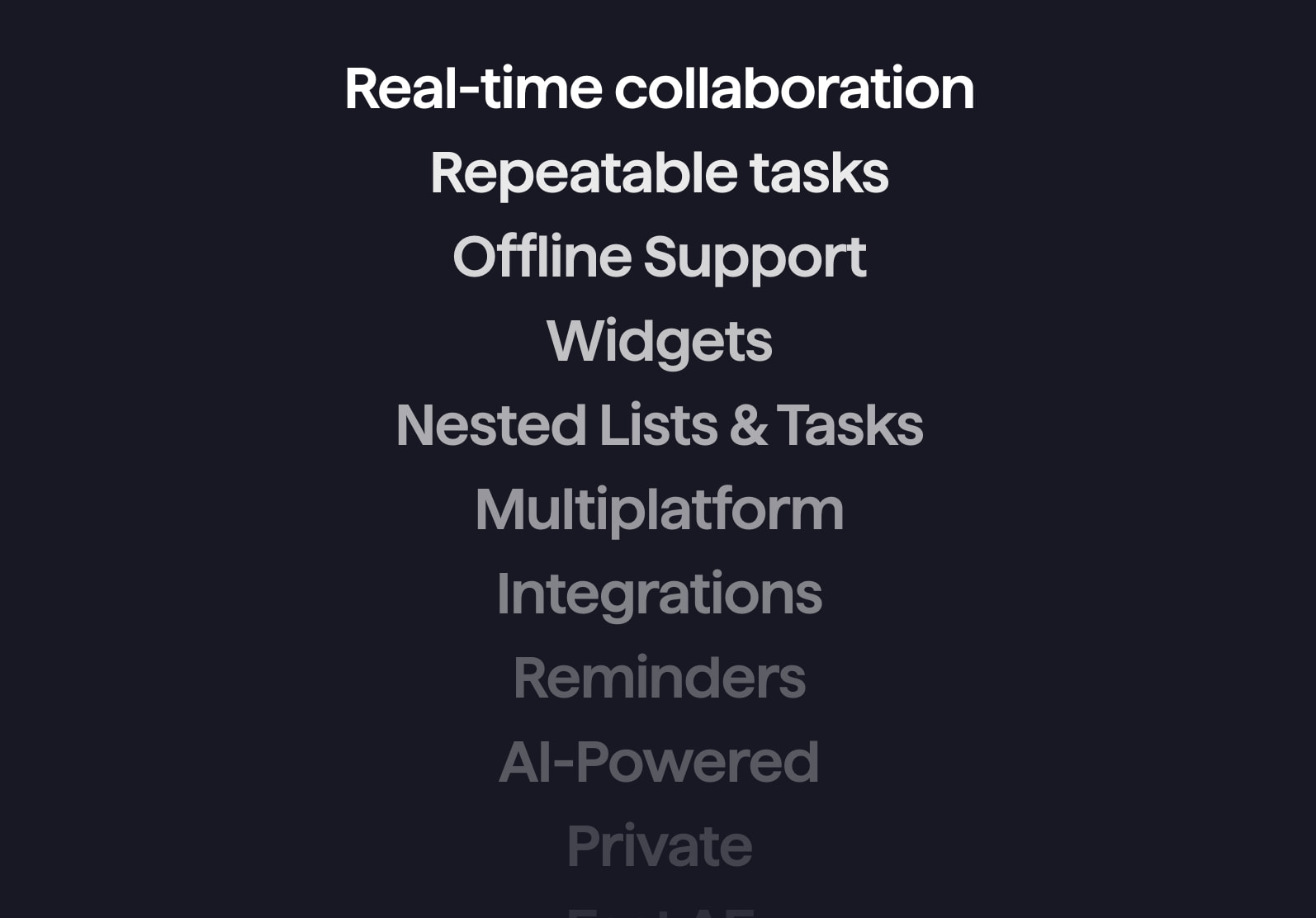 Superlist — Task Management & To-Do List App for Work and Life captured website design
