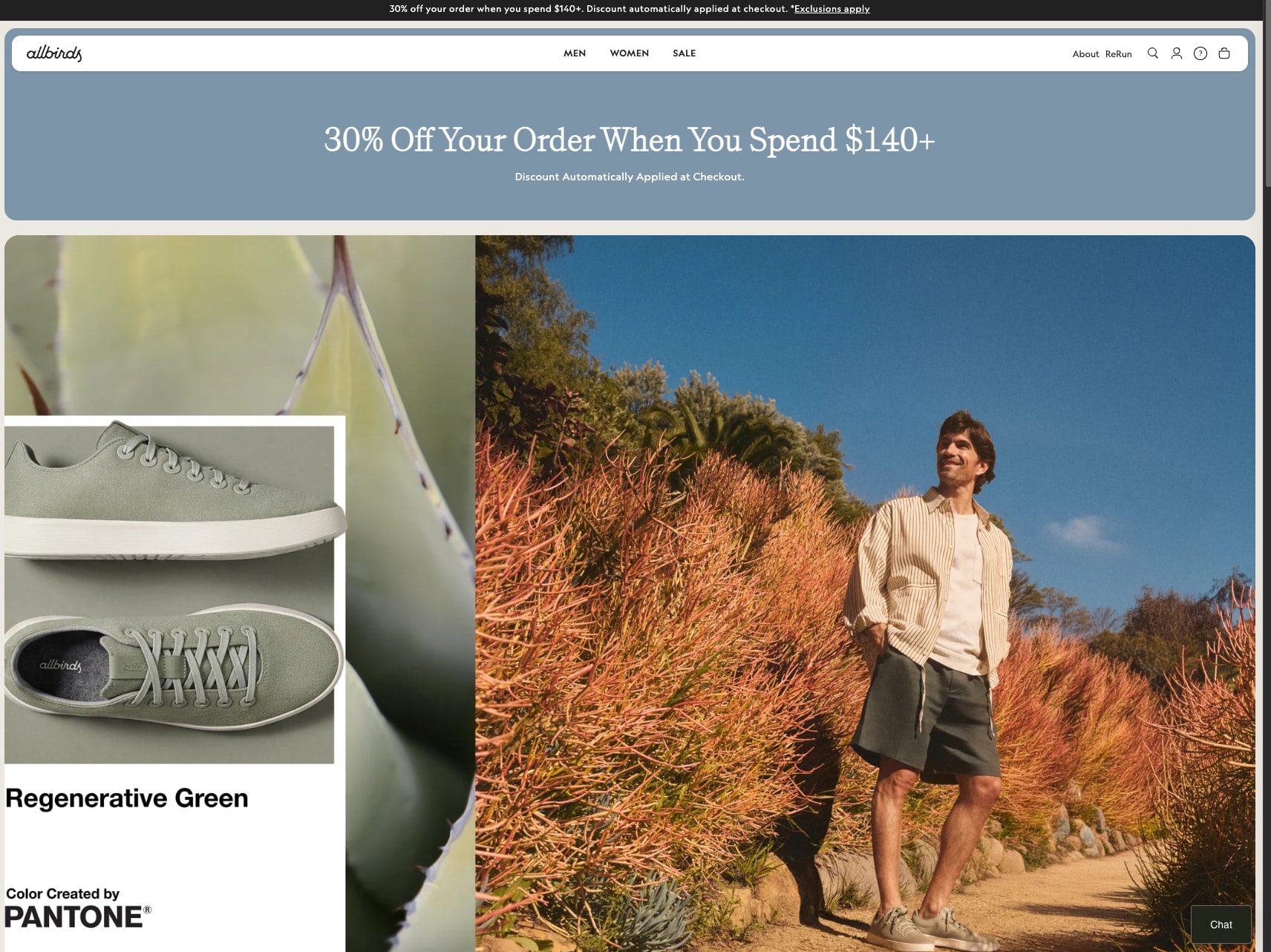 Allbirds: Comfortable, Sustainable Shoes & Apparel captured website design