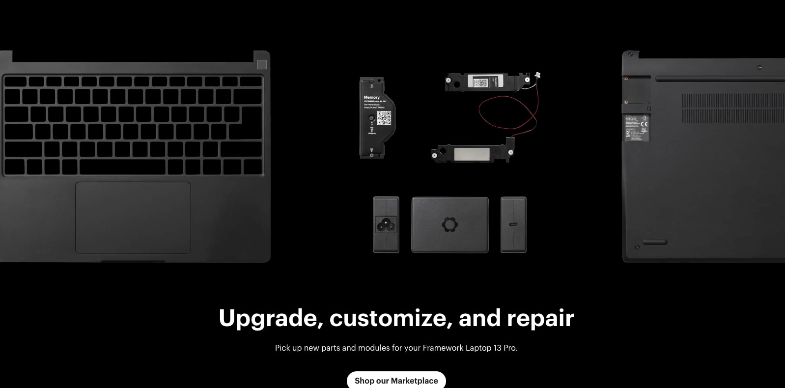 Framework | Framework Laptop 13 Pro: Intel Core Ultra 3 & LPCAMM2 captured website design