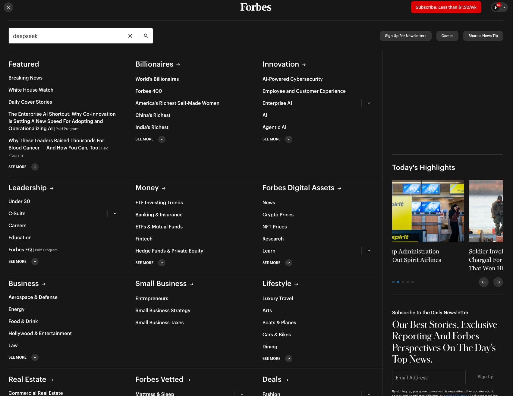 Innovation captured website design