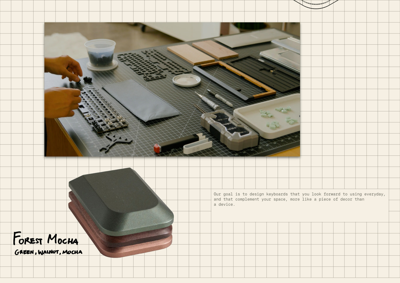 Mode Designs | Makers of mechanical keyboards captured website design