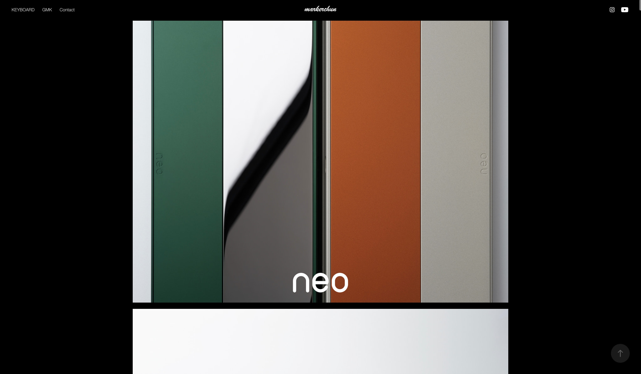 markerchun - NEO80 captured website design