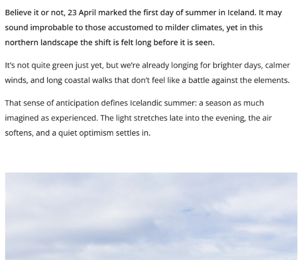 Iceland Review Playlist | Summer Special captured website design