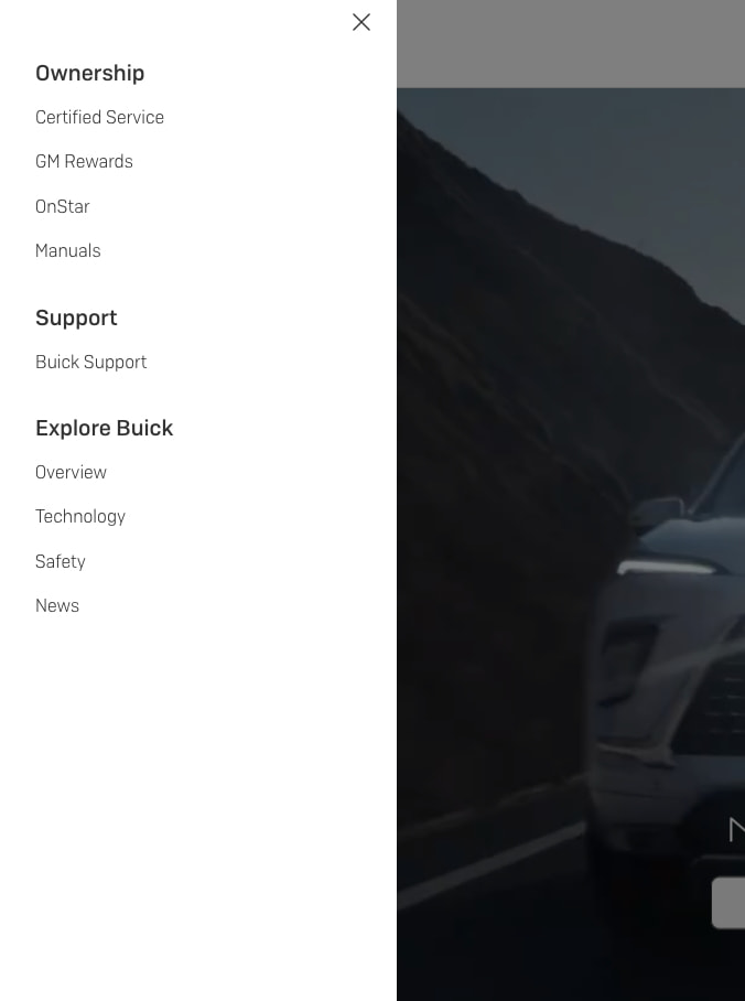Explore Compact, Small, Mid-Size SUVs and Crossovers | Buick captured website design