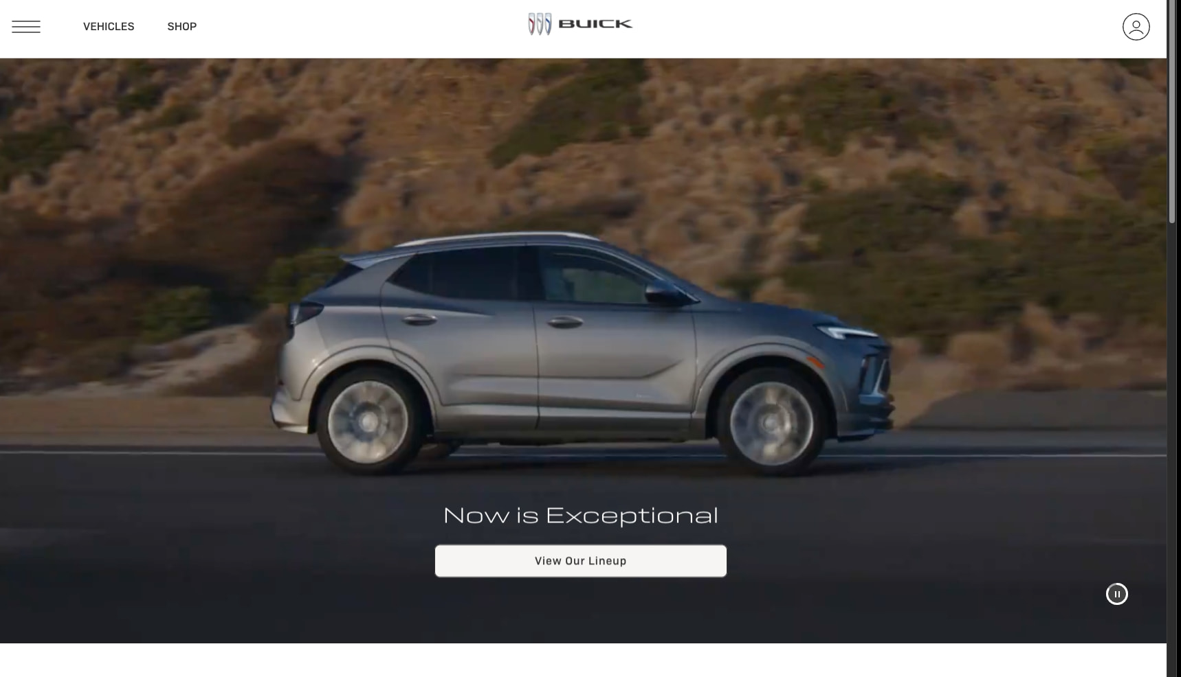 Explore Compact, Small, Mid-Size SUVs and Crossovers | Buick captured website design