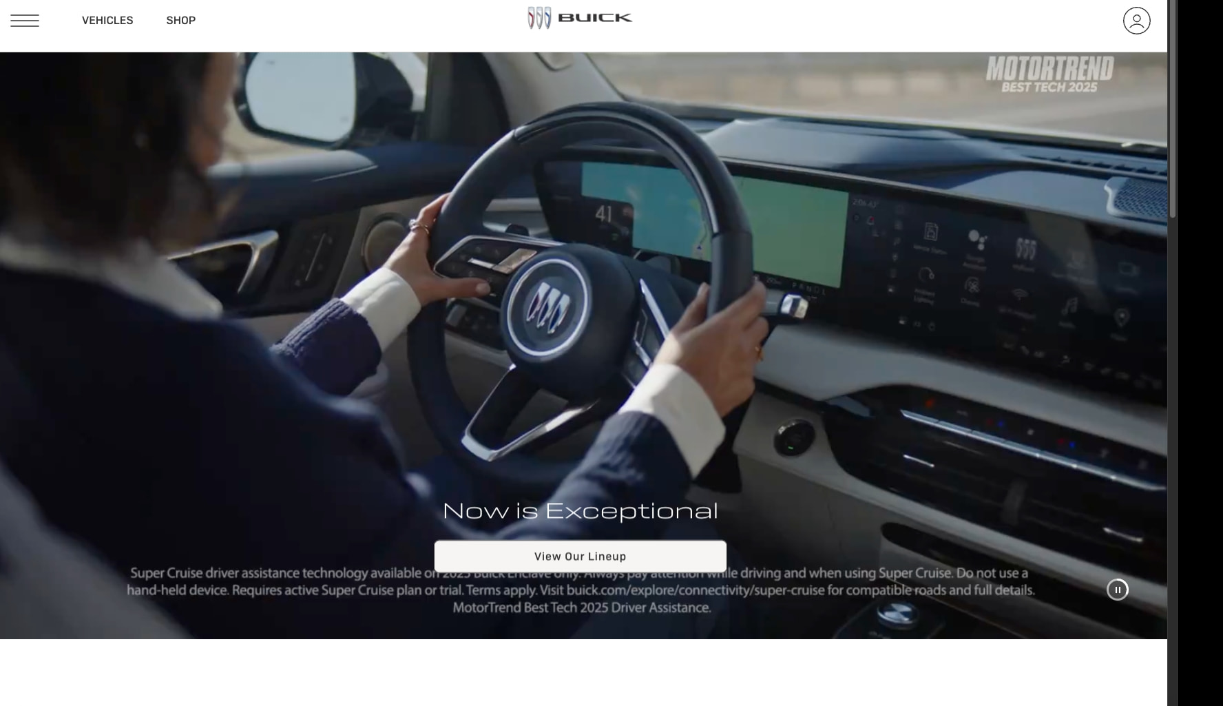 Explore Compact, Small, Mid-Size SUVs and Crossovers | Buick captured website design
