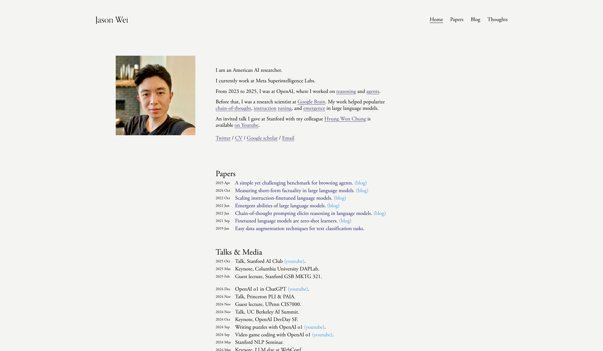 Jason Wei captured website design