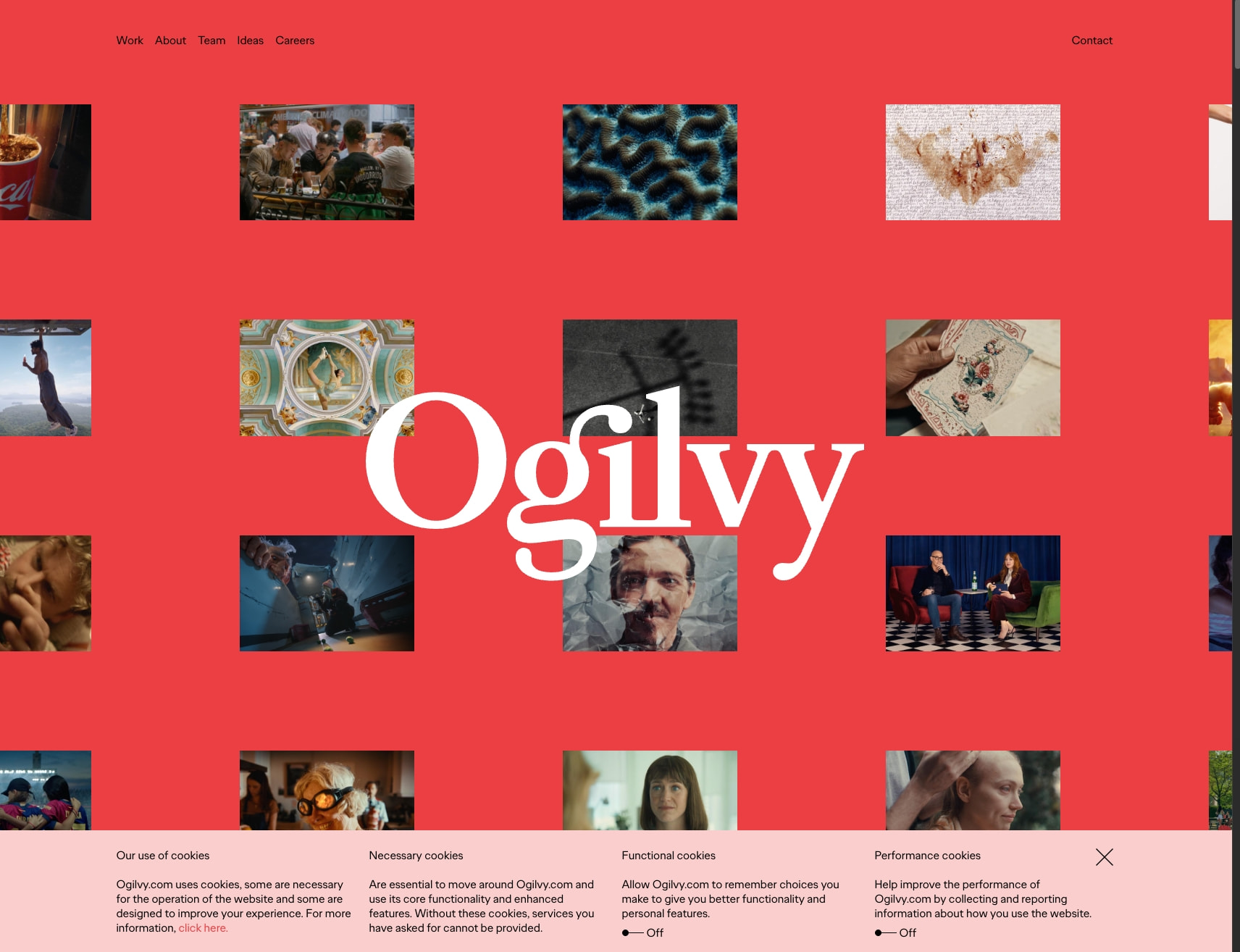 Ogilvy captured website design