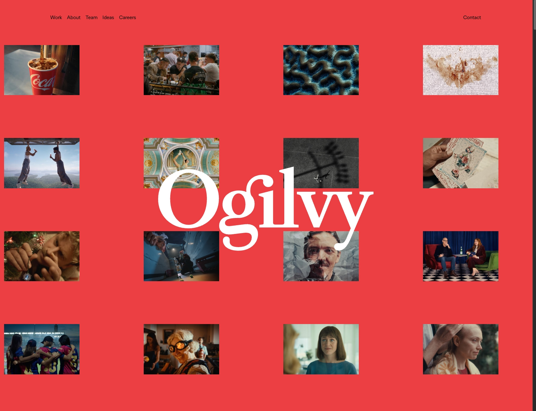 Ogilvy captured website design