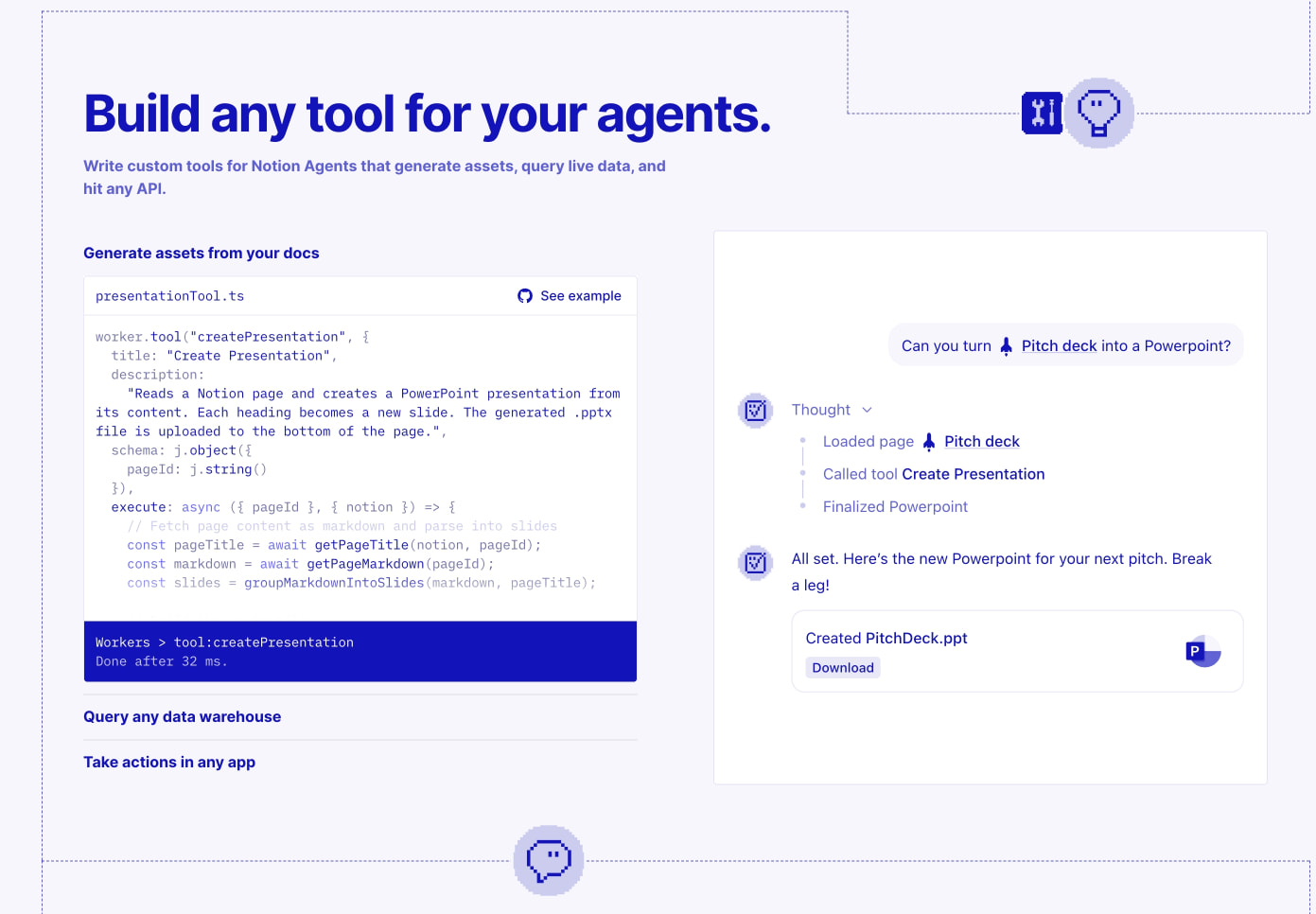 Build with Notion’s Developer Platform – Notion captured website design