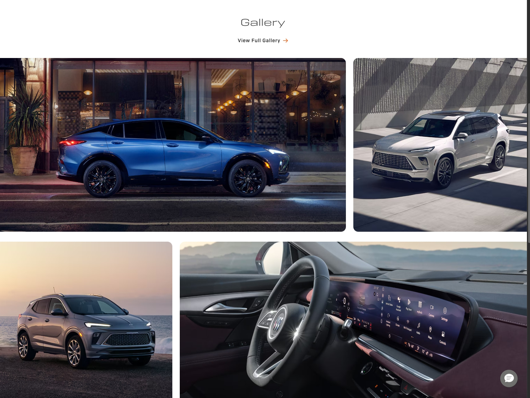 Buick's Philosophy that Now is Exceptional | Explore Buick captured website design