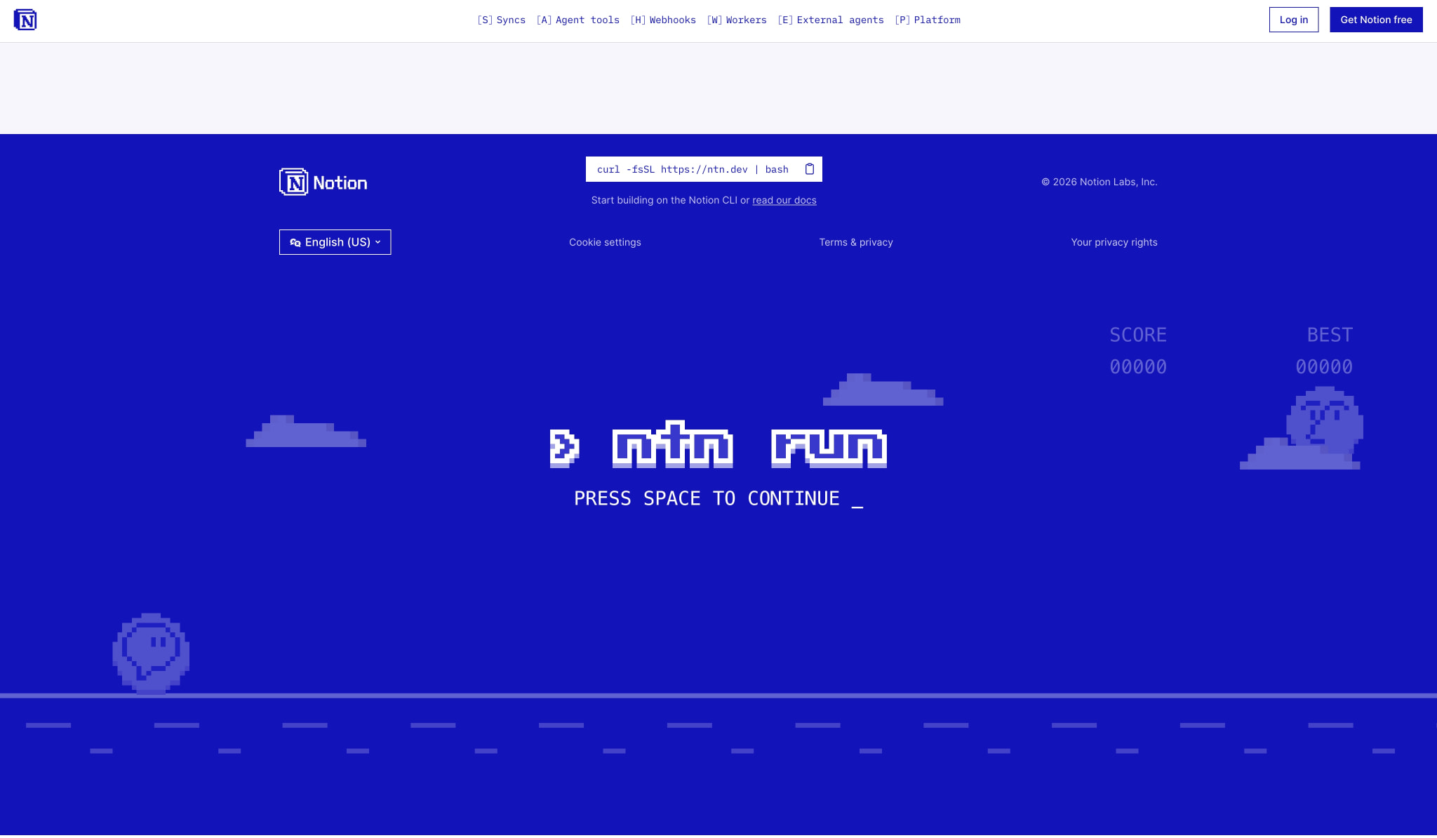 Build with Notion’s Developer Platform – Notion captured website design