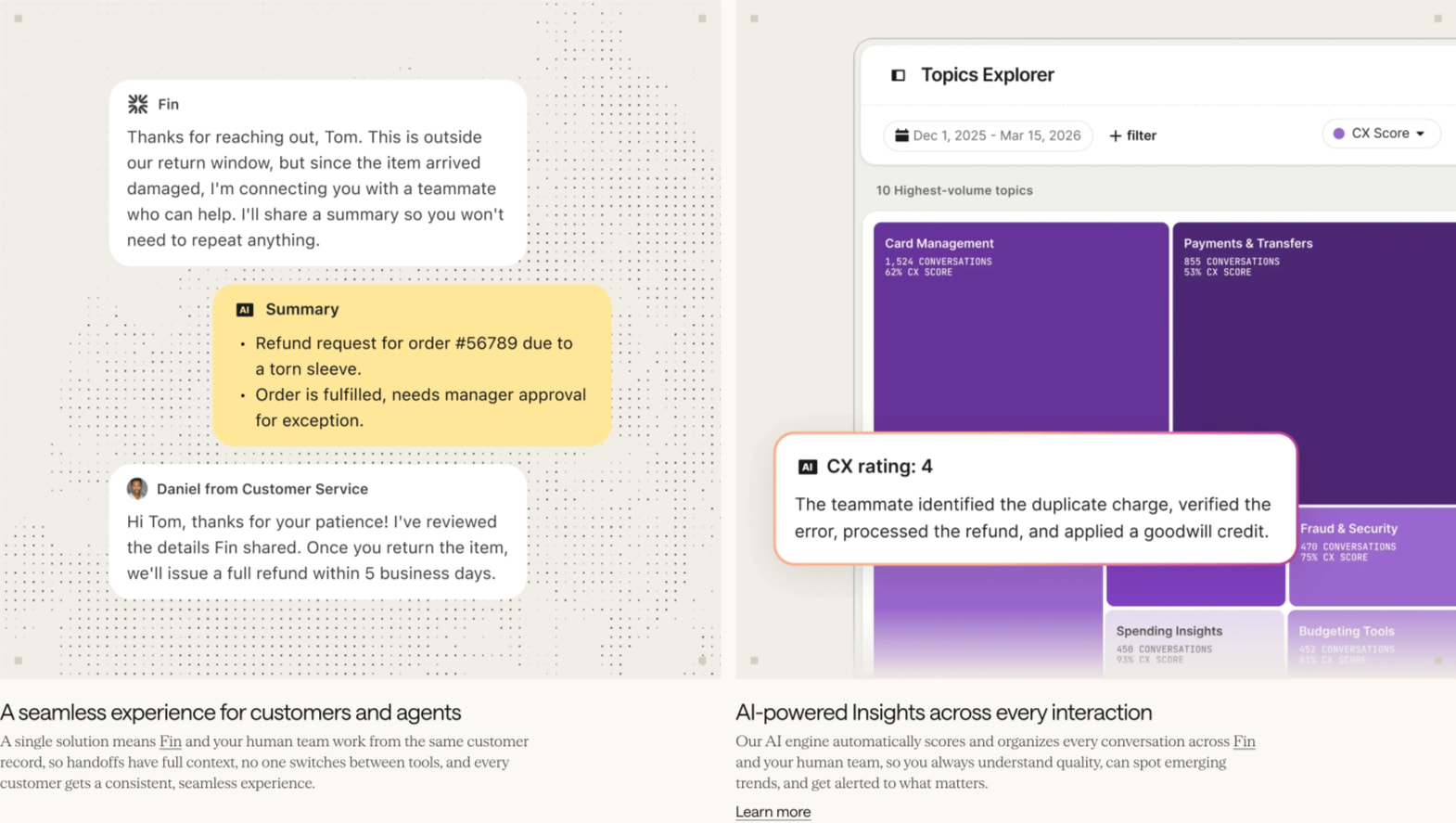 Intercom | The only helpdesk designed for the AI Agent era captured website design