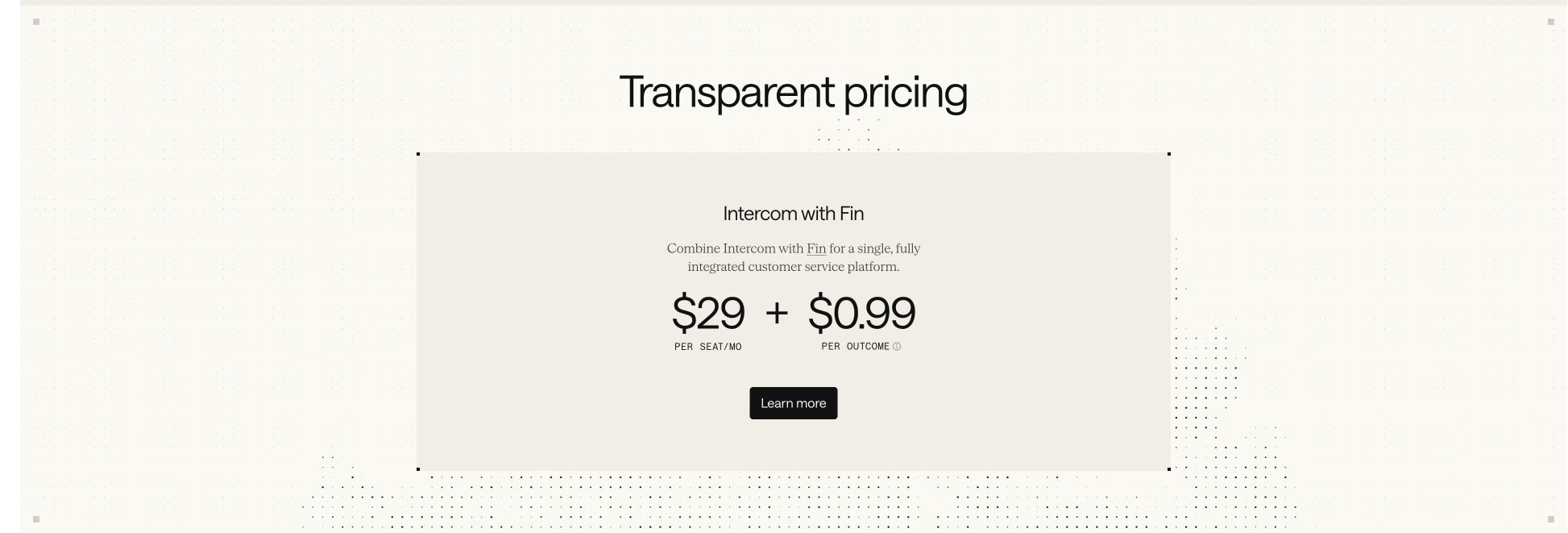Intercom | The only helpdesk designed for the AI Agent era captured website design