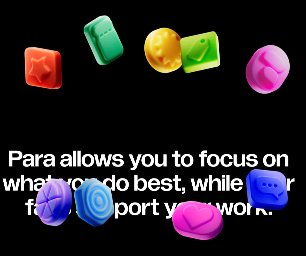 Para captured website design