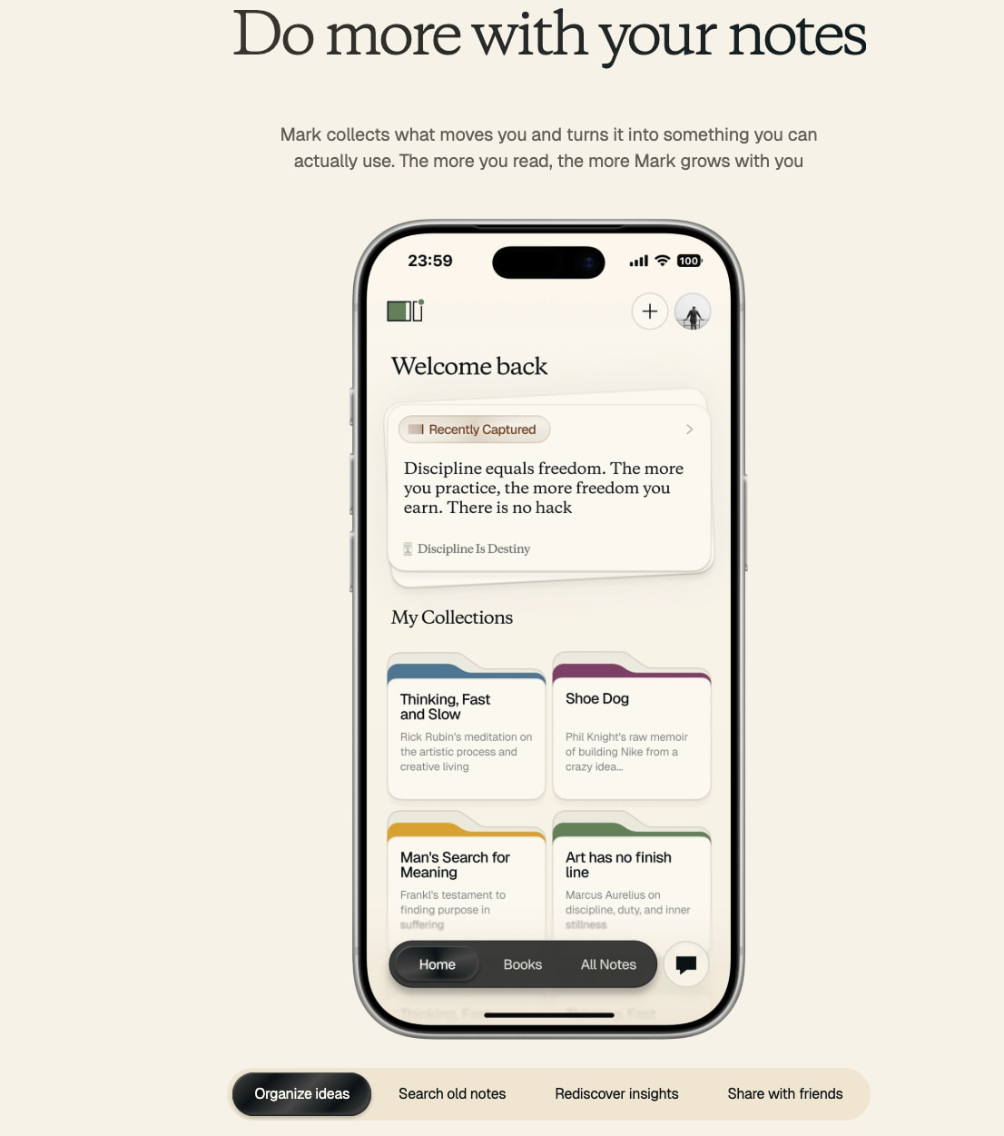 The Smart Bookmark for Physical Books | Mark II captured website design