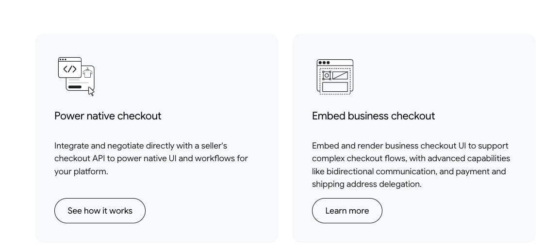 Universal Commerce Protocol - Universal Commerce Protocol (UCP) captured website design