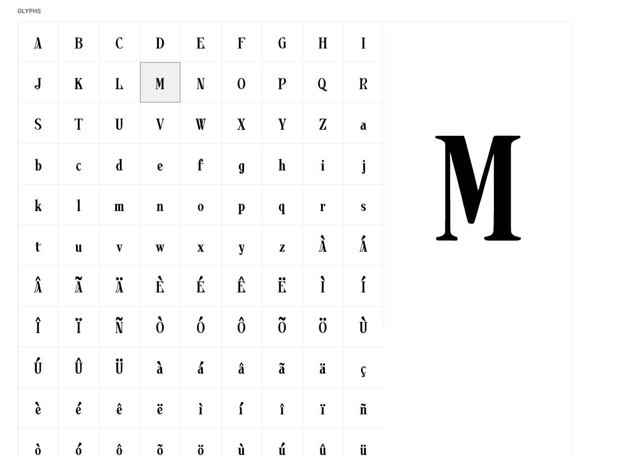Granite Echo Font | Mixfont captured website design