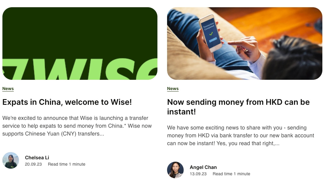 Your Wise Card Transactions: Understanding Invalid Disputes - Wise captured website design
