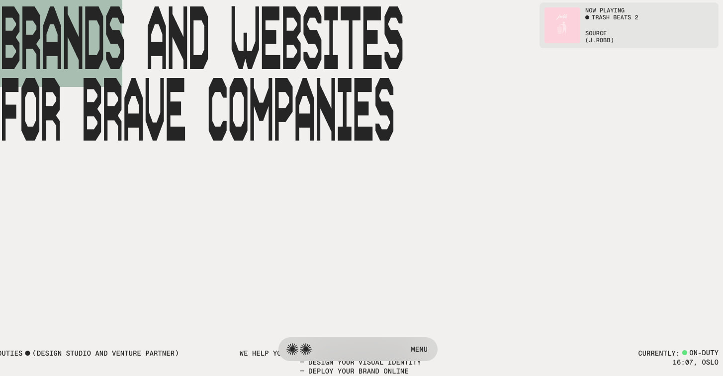 Duties.xyz captured website design