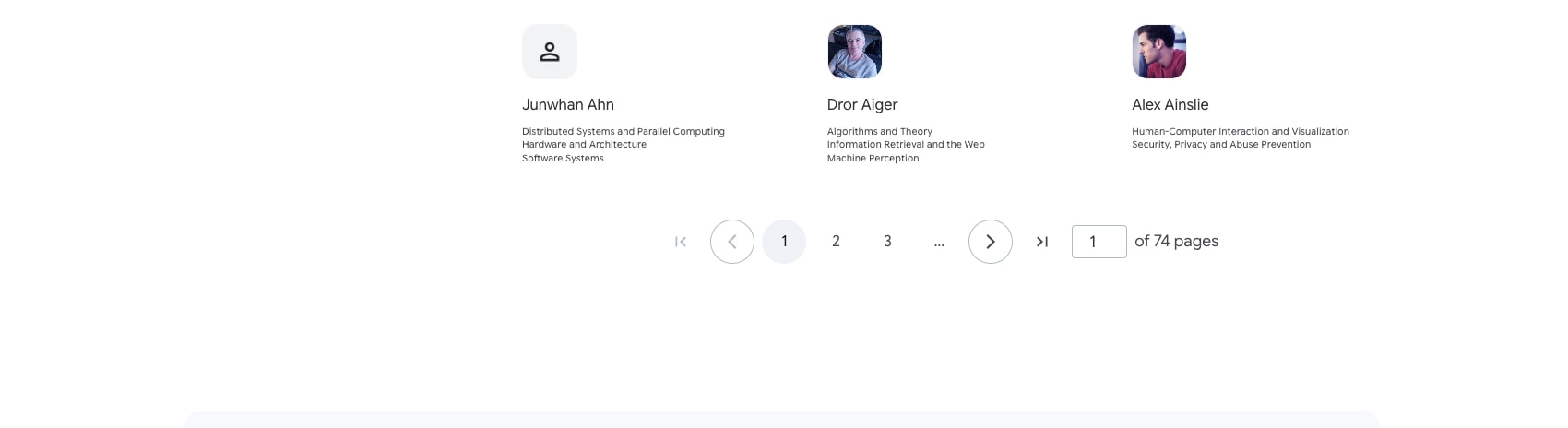 People – Google Research captured website design