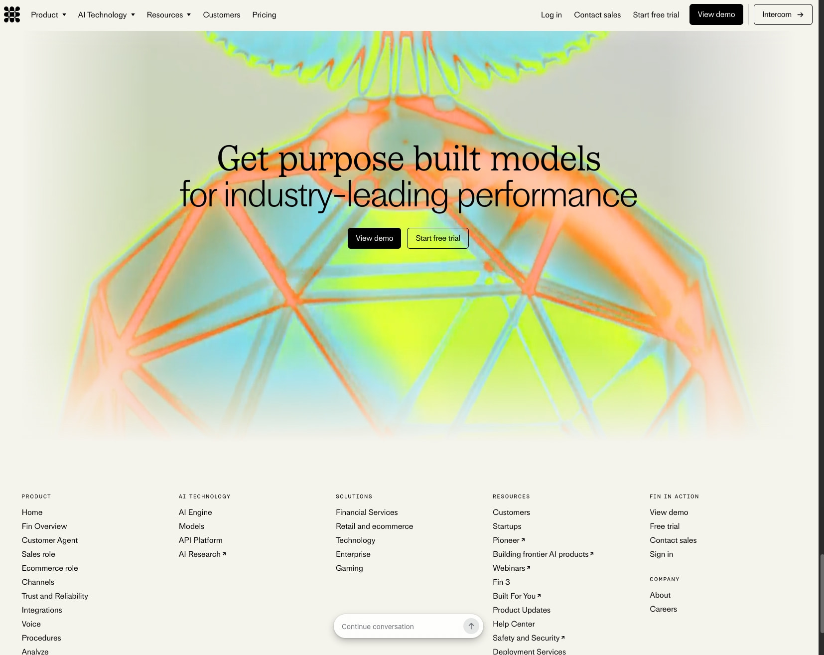 Fin Apex captured website design