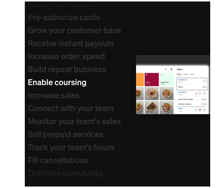Square: Sign in to Your Dashboard & Manage your Business captured website design