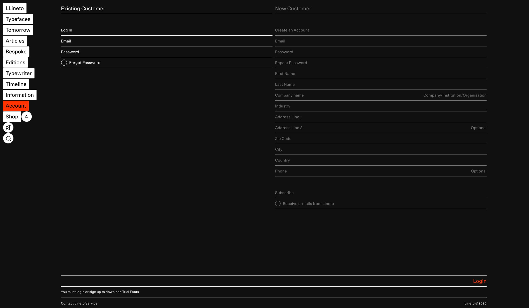 Moonbase Var — Lineto.com captured website design