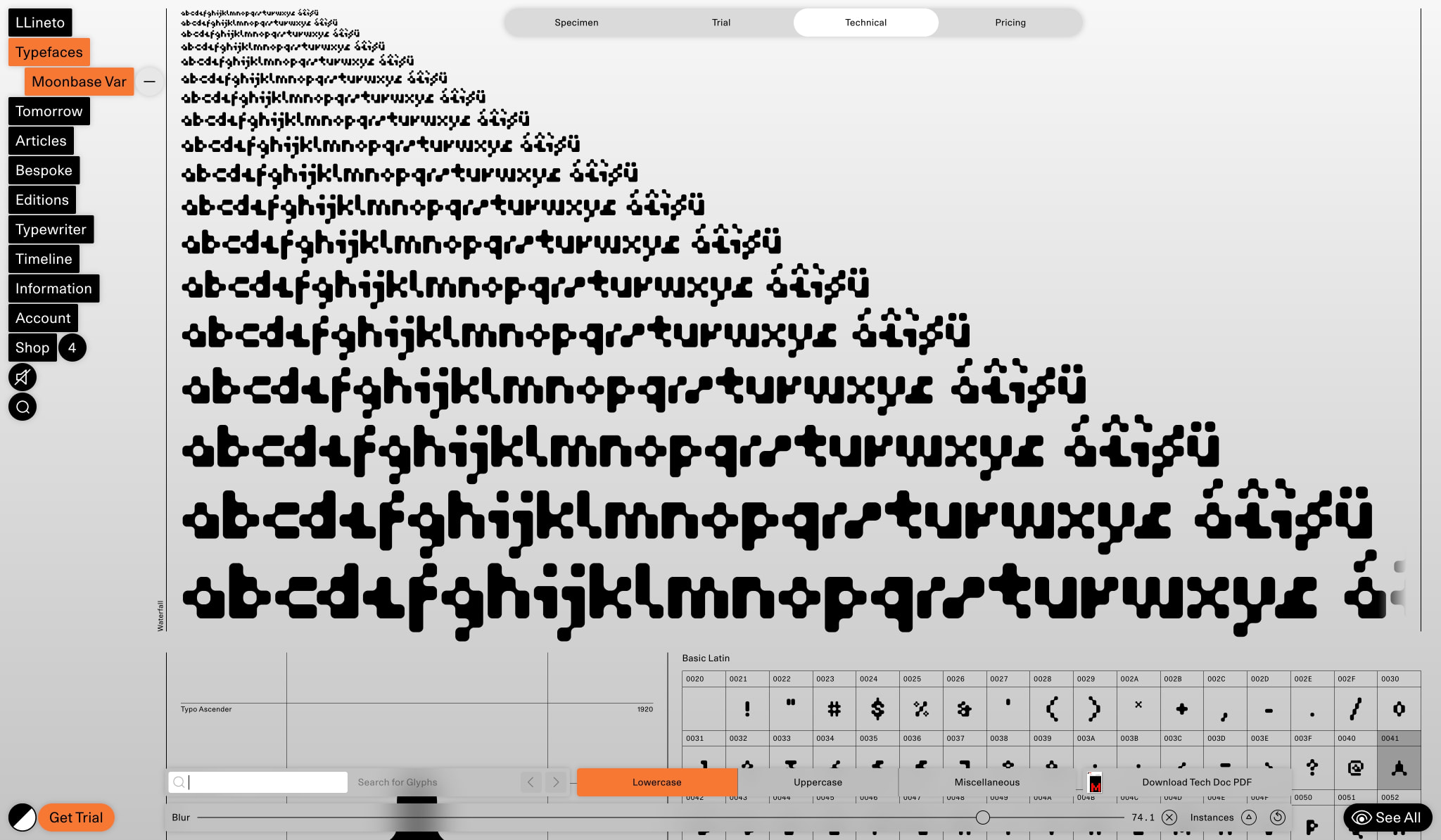 Moonbase Var Alpha — Lineto.com captured website design