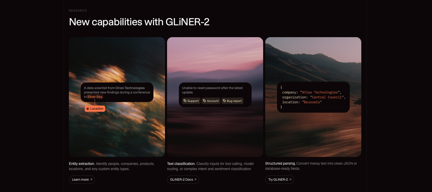 Fastino Labs captured website design