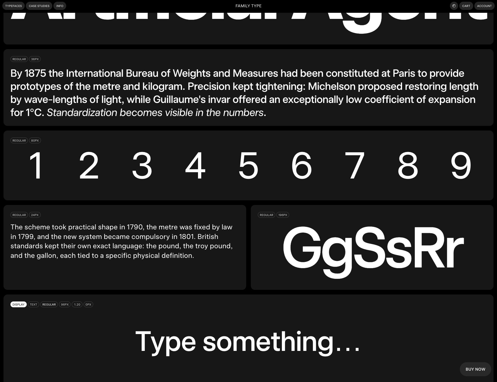 familytype.co/typefaces/universal-sans captured website design