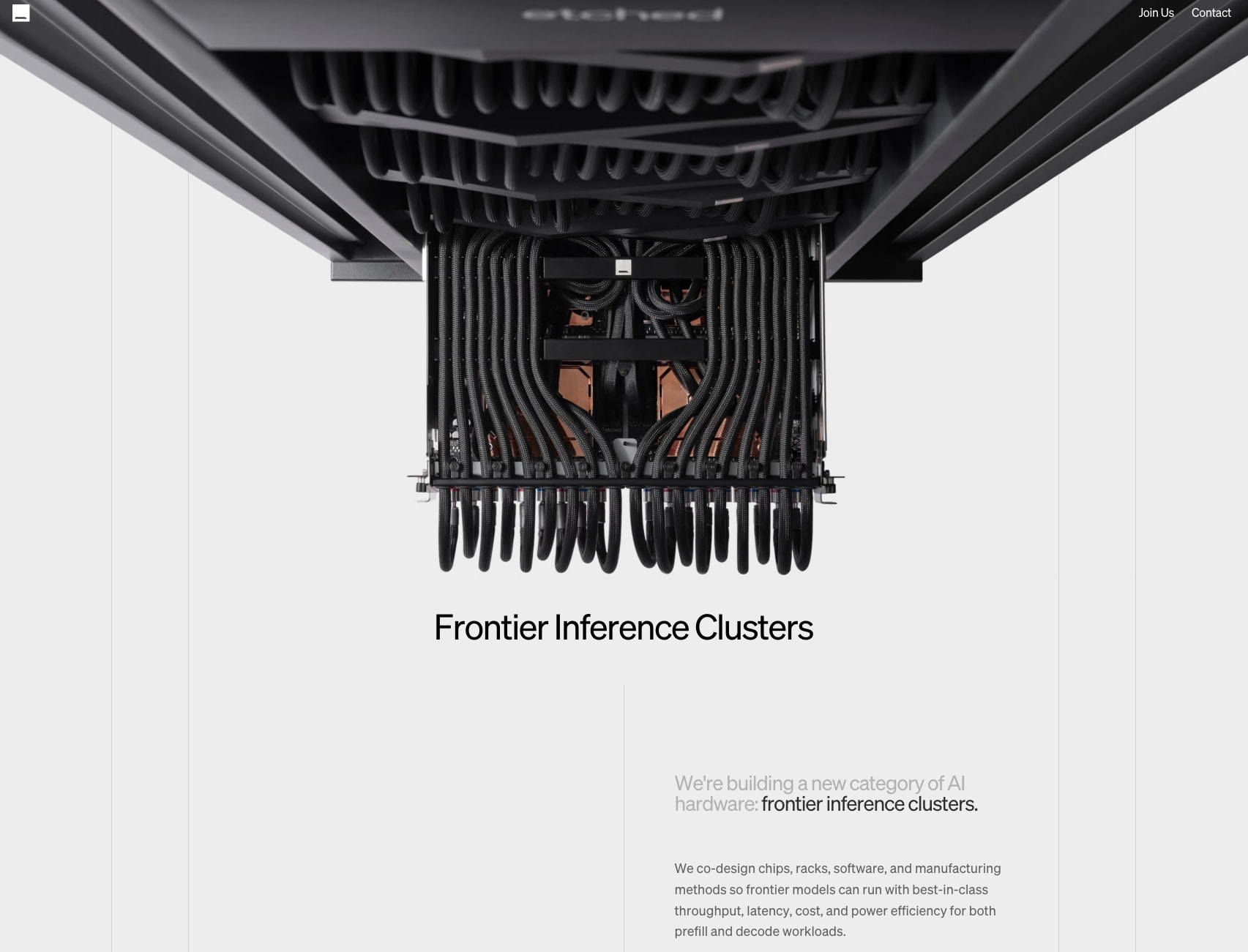 Etched captured website design